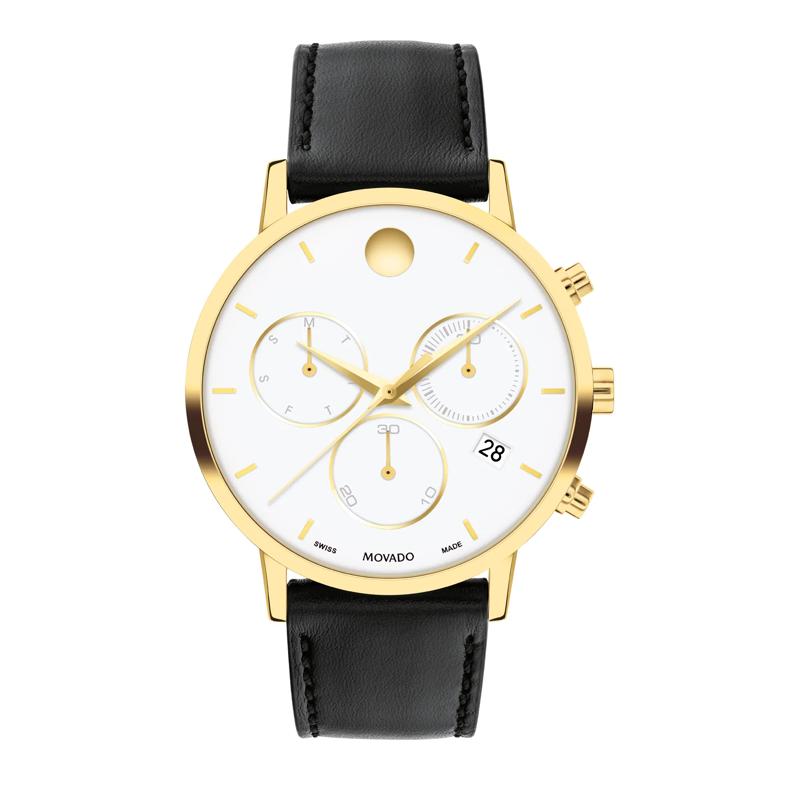 Men&#39;s Museum Classic Chrono Watch in Gold-Tone Stainless Steel, 42MM – Image 1 of 3