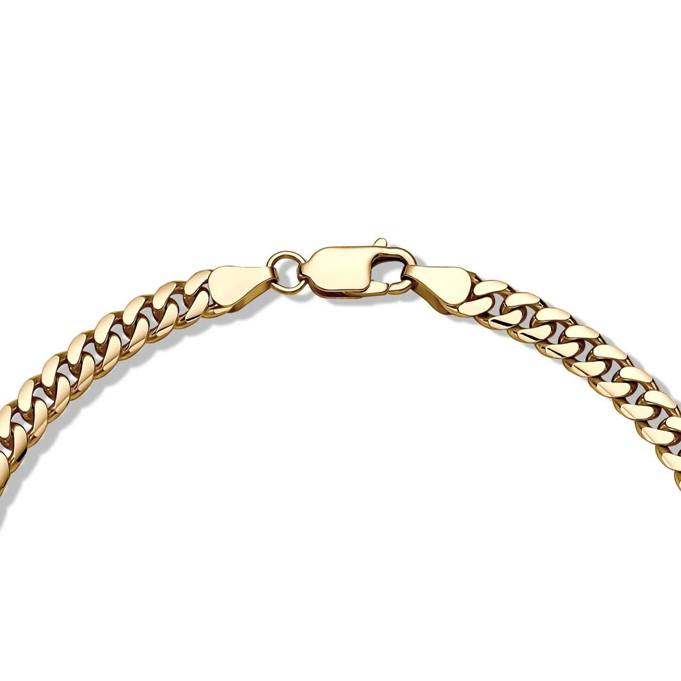 Domed Curb Chain in 14K Yellow Gold, 24" – Image 2 of 5