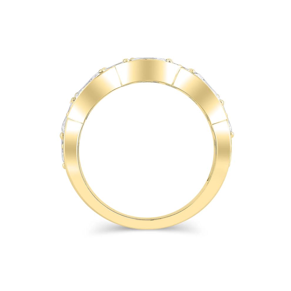 Diamond Multi-Row Band in 14K Yellow Gold (3 ct. tw.) – Image 2 of 3