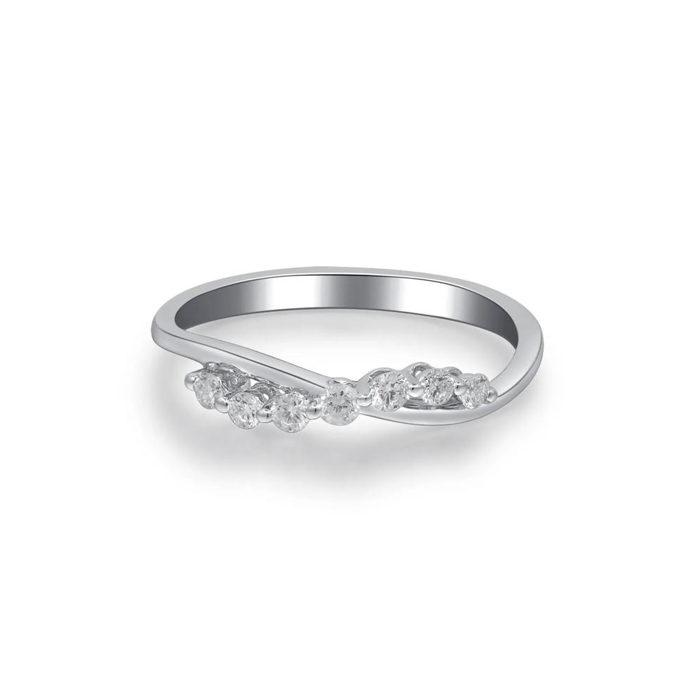 Diamond Ring in 10K White Gold (1/5 ct. tw.) – Image 4 of 5