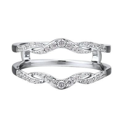 1/4 ct. tw. Diamond Ring Enhancer in 10K White Gold