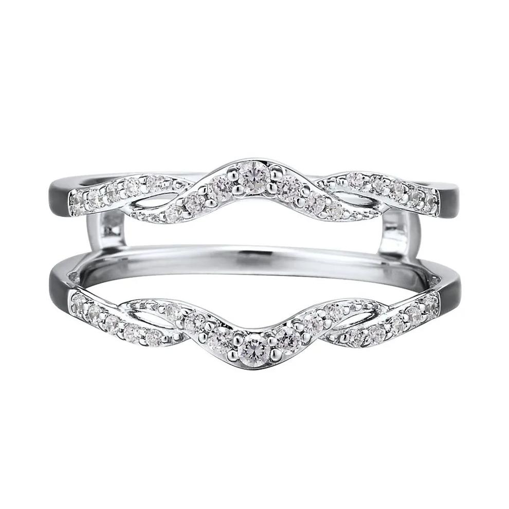 1/4 ct. tw. Diamond Ring Enhancer in 10K White Gold  – Image 1 of 4