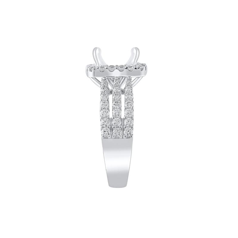 Lab Grown Diamond Semi-Mount Engagement Ring in 14K White Gold &#40;1 1/4 ct. tw.&#41; &#40;Setting Only&#41; – Image 6 of 6