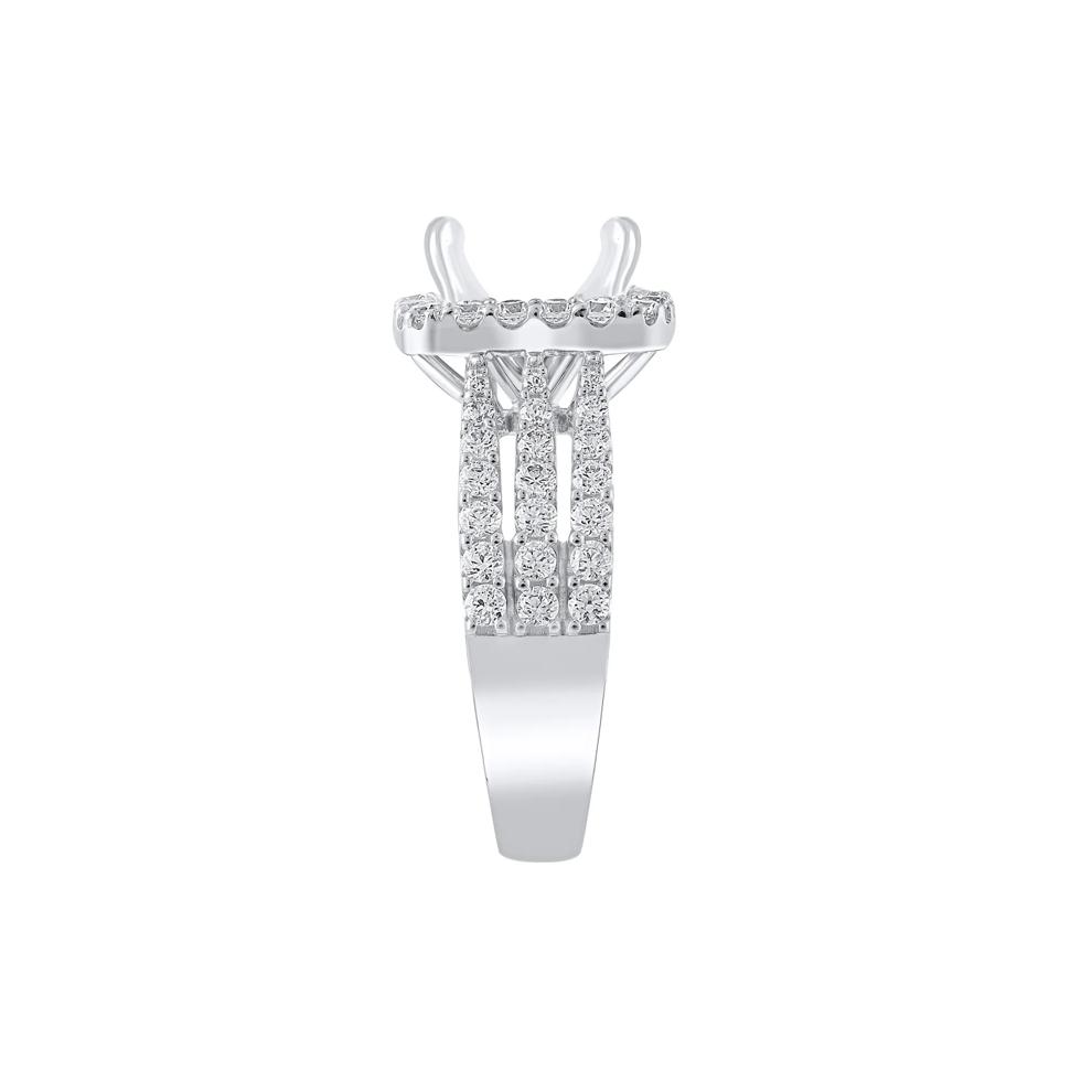 Lab Grown Diamond Semi-Mount Engagement Ring in 14K White Gold (1 1/4 ct. tw.) (Setting Only) – Image 6 of 6