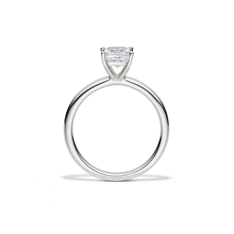 Lab Grown Diamond Princess-cut Solitaire Engagement Ring in 14k White Gold &#40;1 ct.&#41; – Image 2 of 3