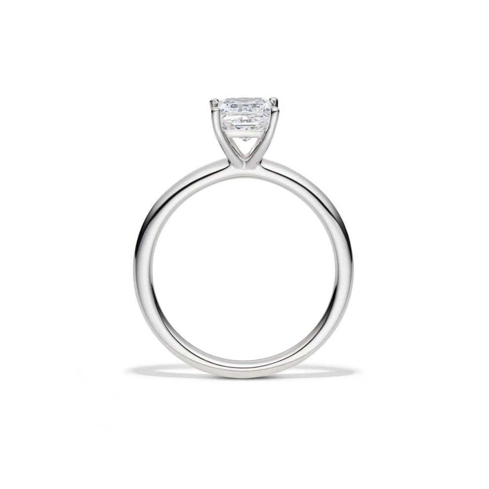 Lab Grown Diamond Princess-cut Solitaire Engagement Ring in 14k White Gold (1 ct.) – Image 2 of 3