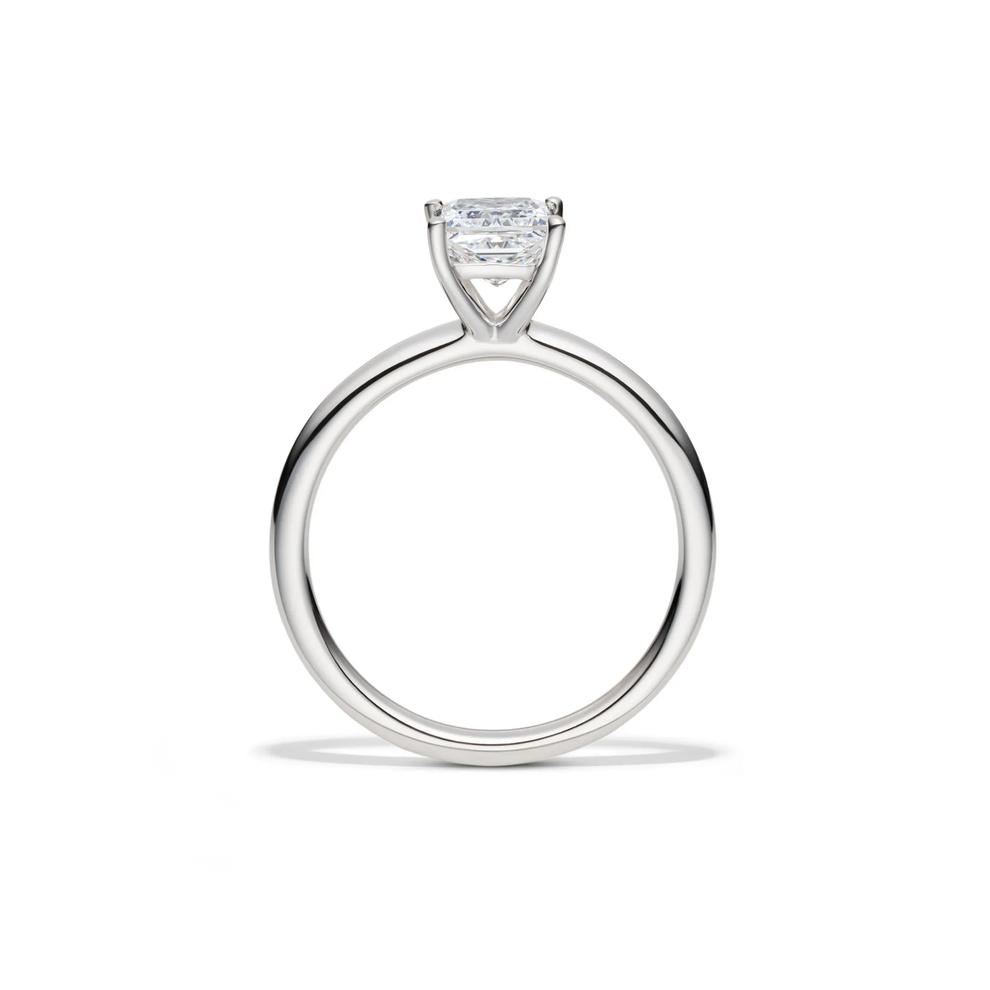 Lab Grown Diamond Princess-cut Solitaire Engagement Ring in 14K White Gold (1 ct.) – Image 2 of 5