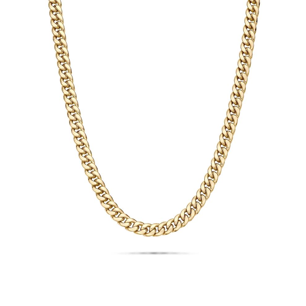 Miami Cuban Link Chain in 14K Yellow Gold, 22" – Image 1 of 6