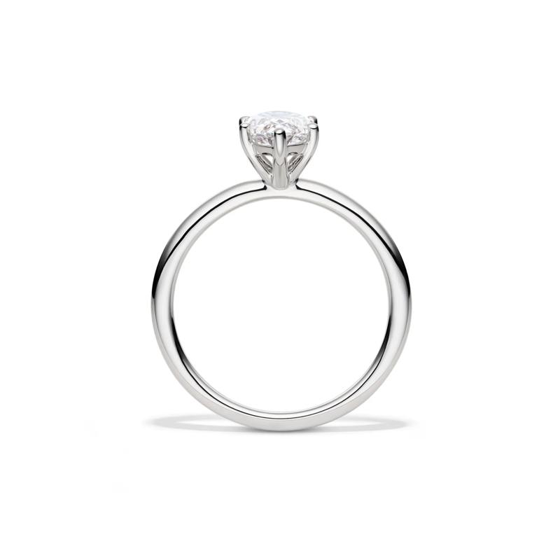 Lab Grown Diamond Solitaire Marquise Engagement Ring in Platinum &#40;1 1/2 ct.&#41; – Image 2 of 4