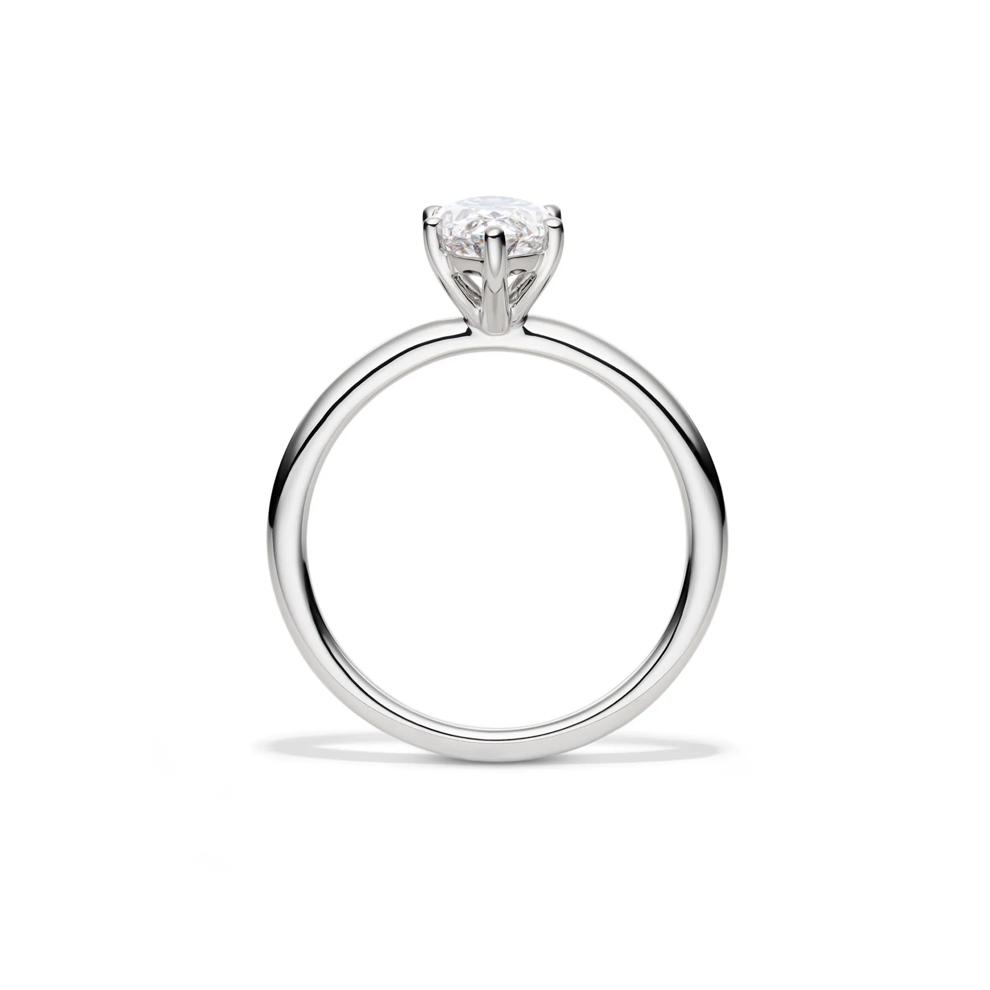 Lab Grown Diamond Solitaire Marquise Engagement Ring in Platinum (1 1/2 ct.) – Image 2 of 4