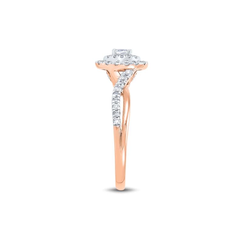 Diamond Engagement Ring in 14K Rose Gold &#40;1/2 ct. tw.&#41; – Image 3 of 3