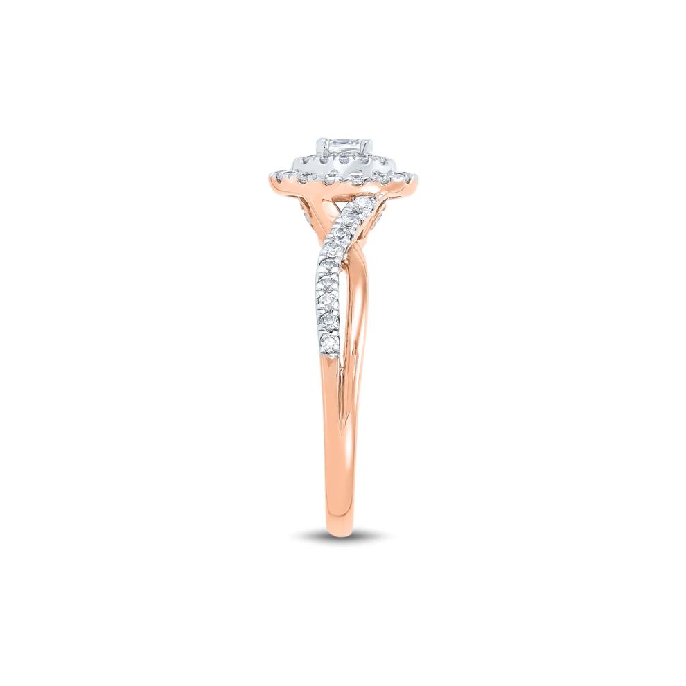 Diamond Engagement Ring in 14K Rose Gold (1/2 ct. tw.) – Image 3 of 3
