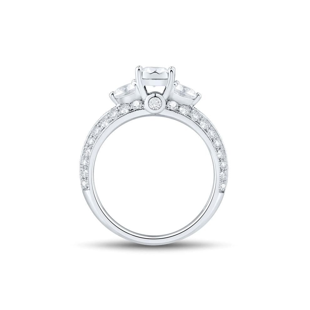Diamond Engagement Ring in 14K White Gold (1 1/2 ct. tw.) – Image 3 of 3