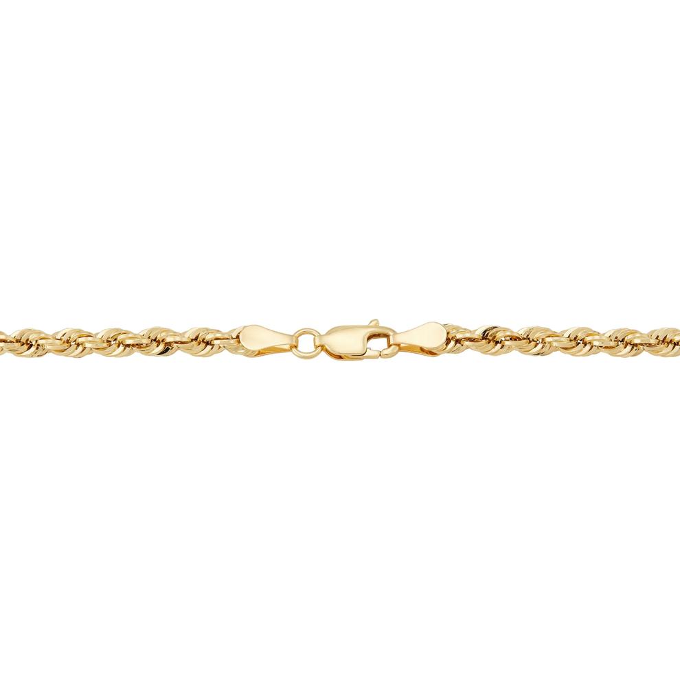 Hollow Rope Chain and Bracelet Box Set in 10K Yellow Gold – Image 4 of 5