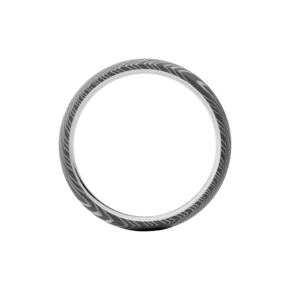 Men&rsquo;s Damascus Steel Wedding Band, 7MM  – Image 2 of 3