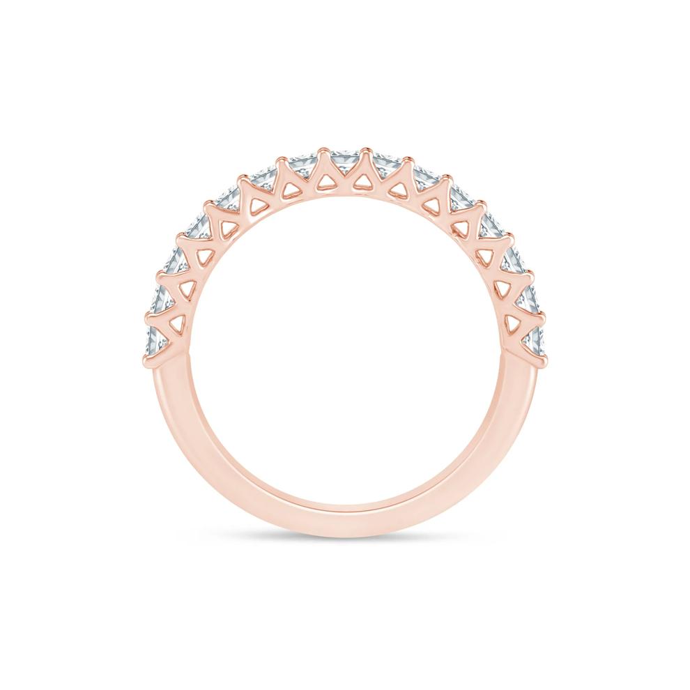 Lab Grown Diamond Emerald-Cut Anniversary Band in 14K Rose Gold (1 1/5 ct. tw.) – Image 2 of 3