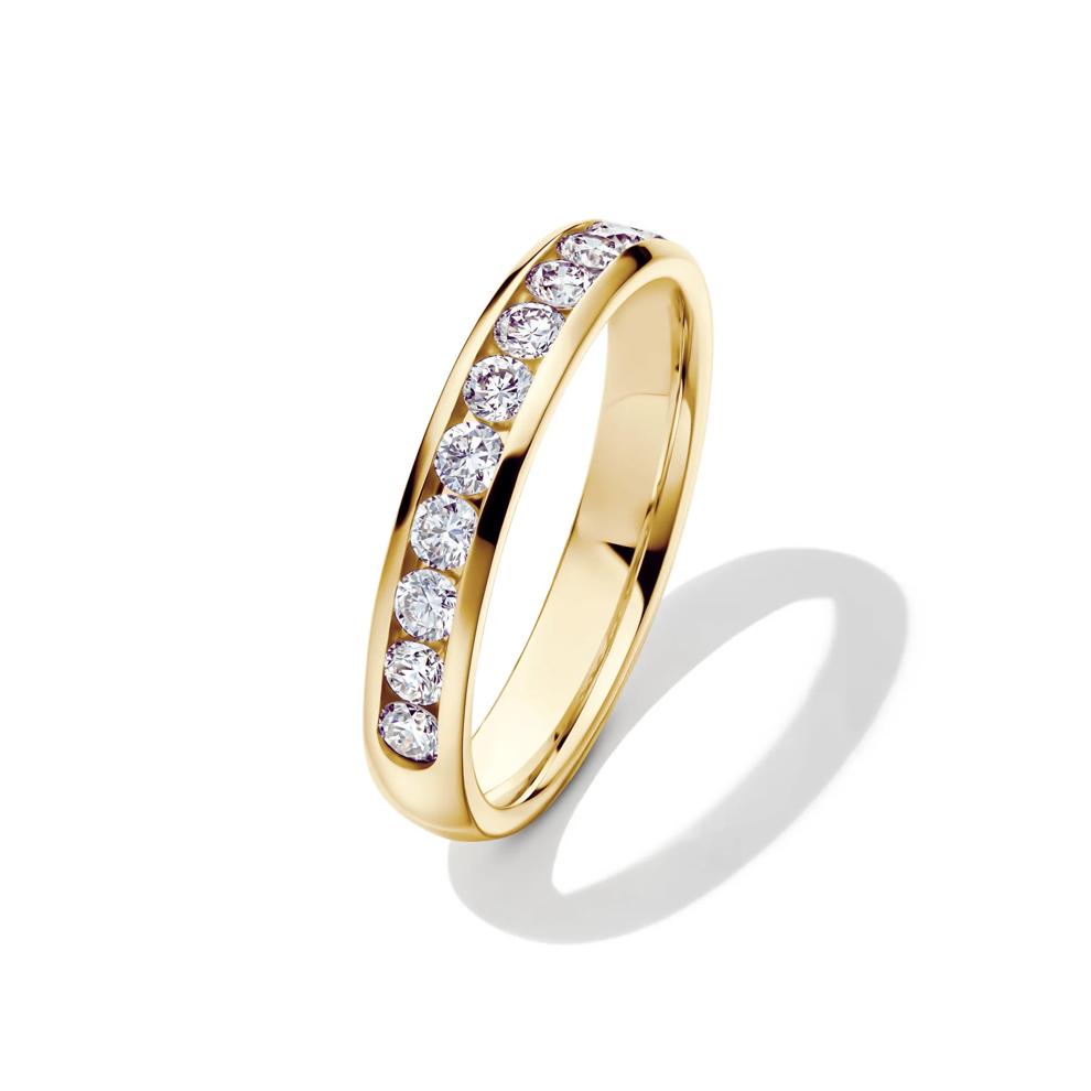 1/2 ct. tw. Diamond Anniversary Band in 14K Yellow Gold – Image 4 of 4
