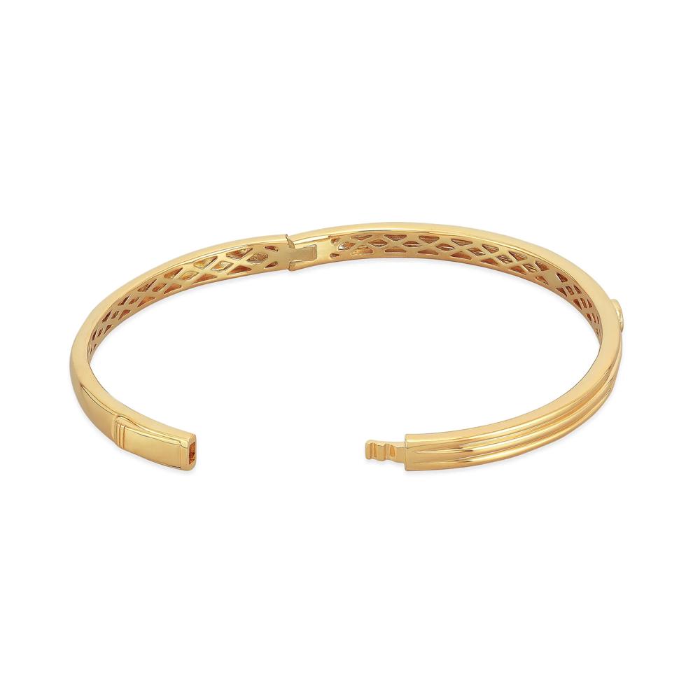 Lab Grown Diamond Three-Row Bangle Bracelet in Vermeil, 7" (1/5 ct. tw.) – Image 2 of 2