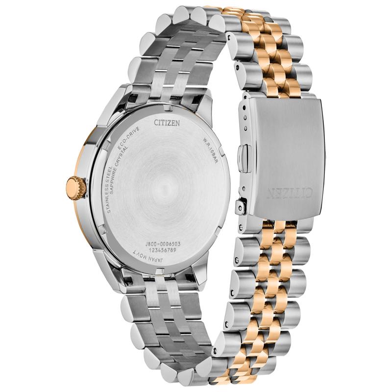 Men&#39;s Rolan Watch in Rose and Silver-Tone Stainless Steel, 41MM – Image 3 of 3