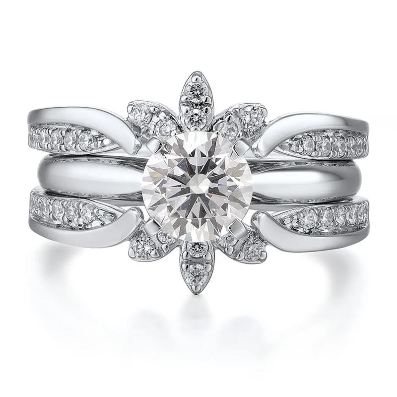 1/3 ct. tw. Diamond Ring Enhancer in 10K White Gold – Image 3 of 3