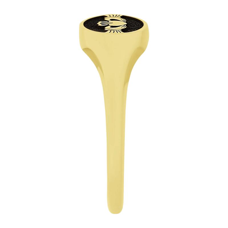 Claddagh Signet Ring in 14K Yellow Gold – Image 3 of 3