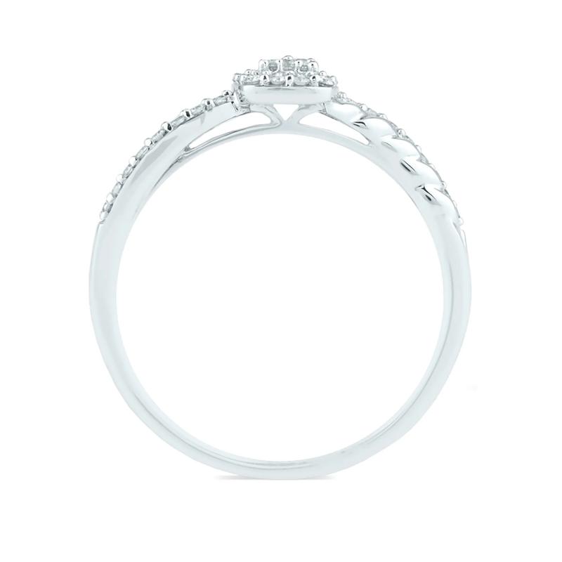 Diamond Promise Ring in 10K White Gold &#40;1/4 ct. tw.&#41; – Image 2 of 3
