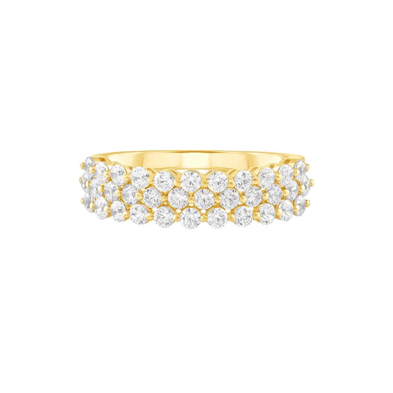 Diamond Wide Anniversary Band in 10K Yellow Gold &#40;1 ct. tw.&#41;  – Image 1 of 3