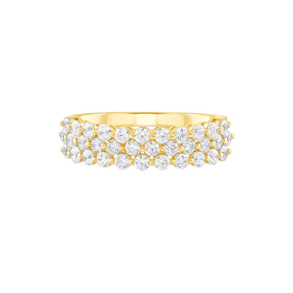 Diamond Wide Anniversary Band in 10K Yellow Gold (1 ct. tw.)  – Image 1 of 3