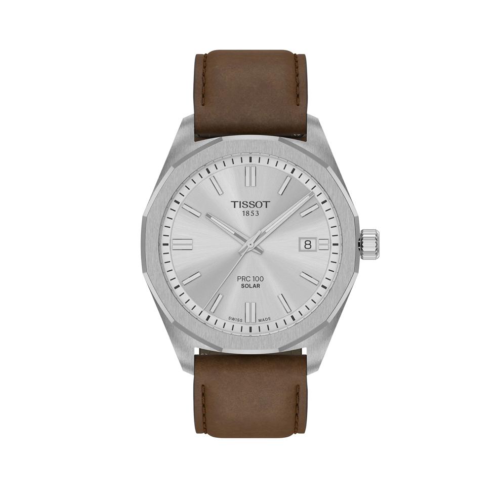 Men's PRC 100 Watch in Brown Leather  – Image 1 of 5