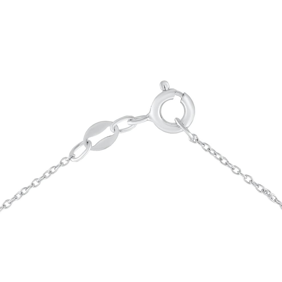 Diamond Horseshoe Pendant in Sterling Silver (1/10 ct. tw.) – Image 2 of 4