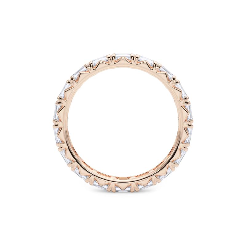 Emerald-Cut Diamond Eternity Band in 14K Rose Gold &#40;2 1/7 ct. tw.&#41; – Image 2 of 4