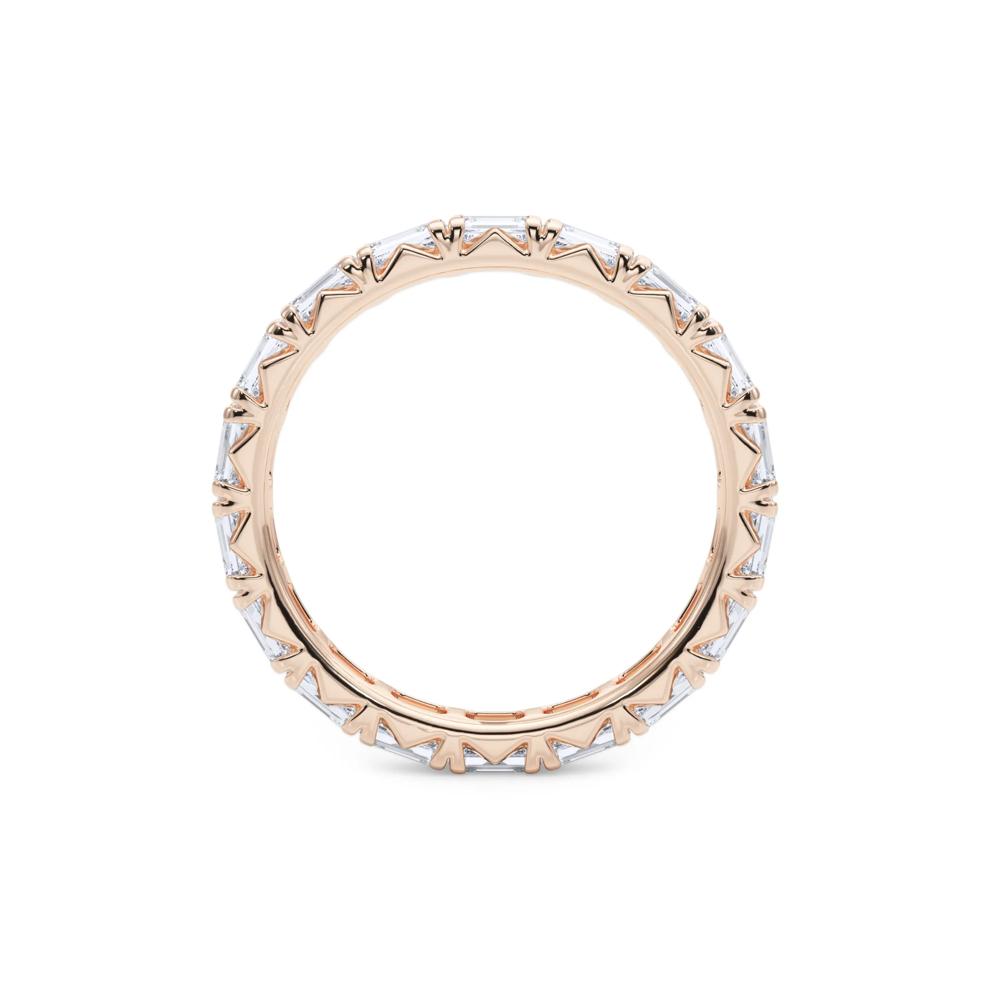 Emerald-Cut Diamond Eternity Band in 14K Rose Gold (2 1/7 ct. tw.) – Image 2 of 4