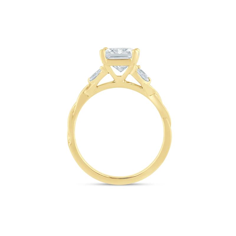 Radiant-Cut Lab Grown Diamond Engagement Ring in 14K Yellow Gold &#40;2 1/5 ct. tw.&#41; – Image 2 of 3