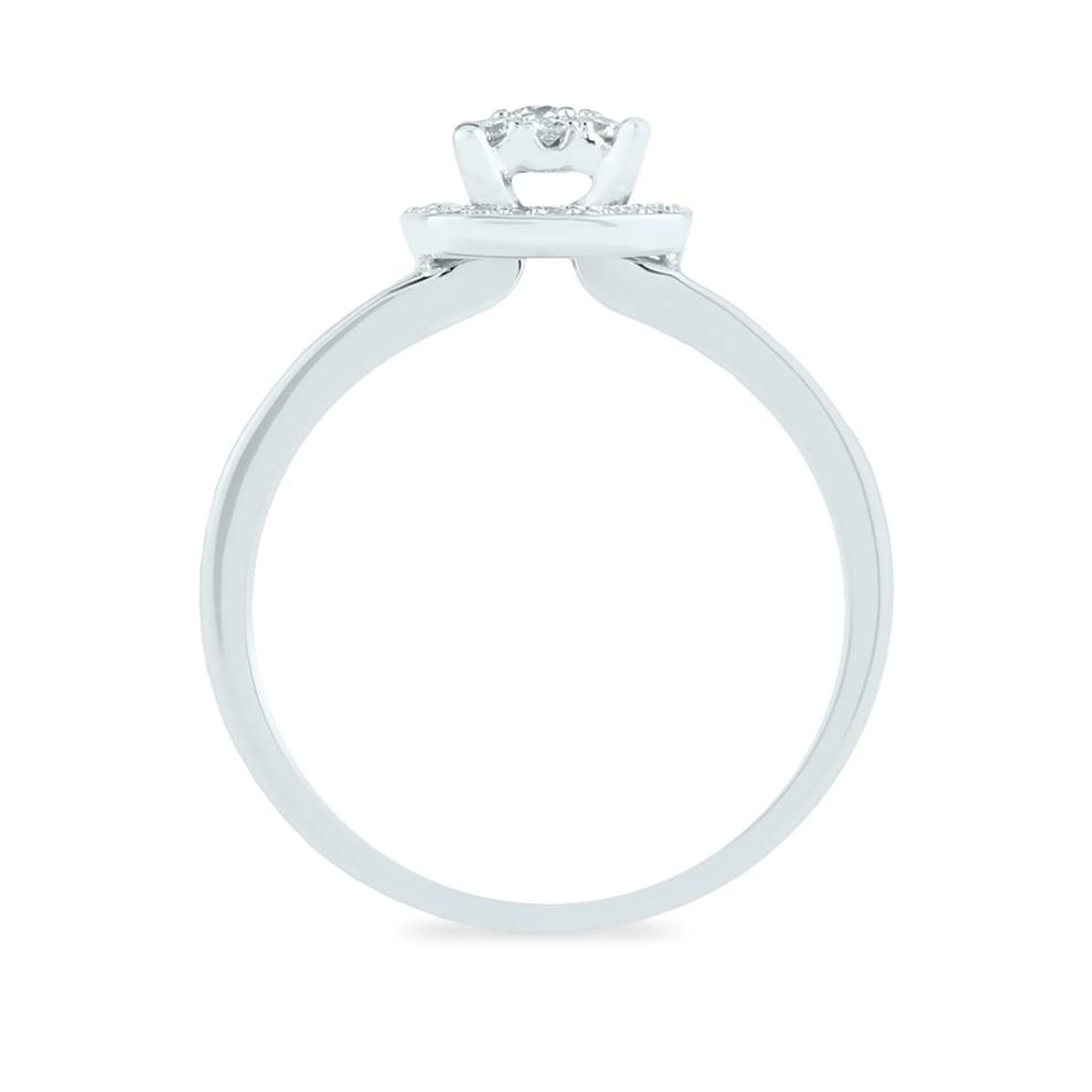 Diamond Engagement Ring in 10K White Gold (3/8 ct. tw.) – Image 2 of 3