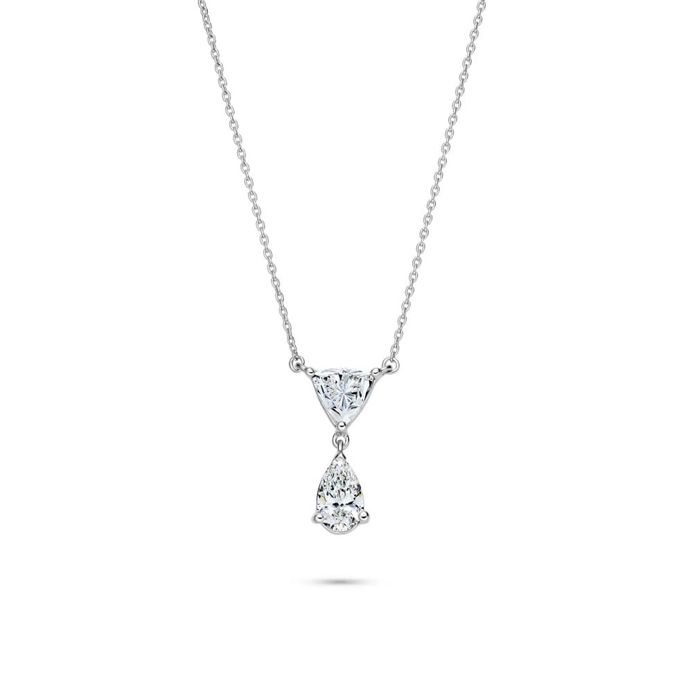 Lab Grown Diamond Necklace in 14K White Gold (1 3/4 ct. tw.) – Image 1 of 4