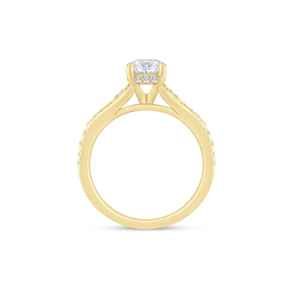Ciara Lab Grown Diamond Engagement Ring in 14K Yellow Gold (1 3/4 ct. tw.) – Image 2 of 3