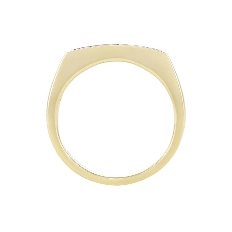 Black Diamond Band in 10K Yellow Gold &#40;1/8 ct. tw.&#41; – Image 2 of 3