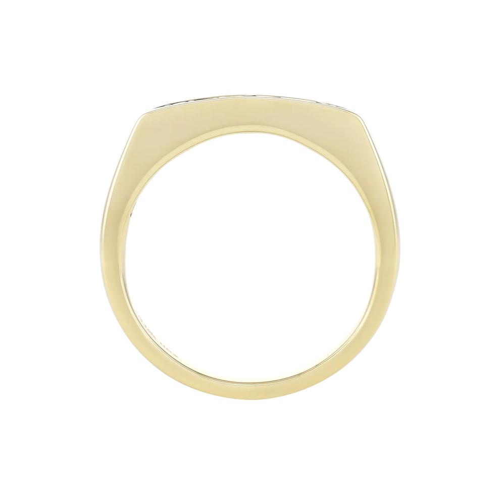 Black Diamond Band in 10K Yellow Gold (1/8 ct. tw.) – Image 2 of 3