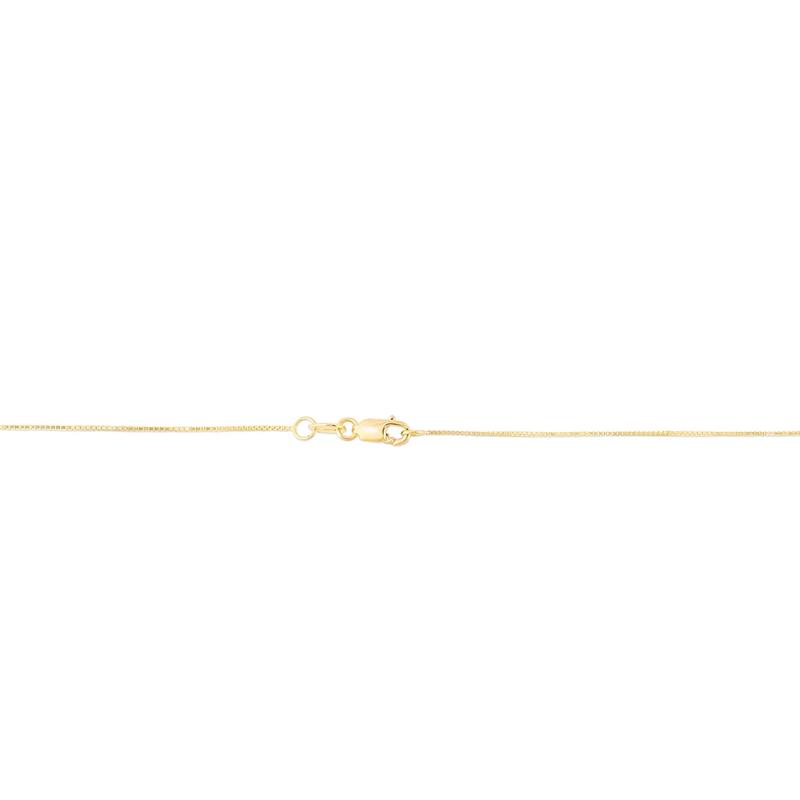 "O" Initial Necklace in 14K Yellow Gold – Image 4 of 4