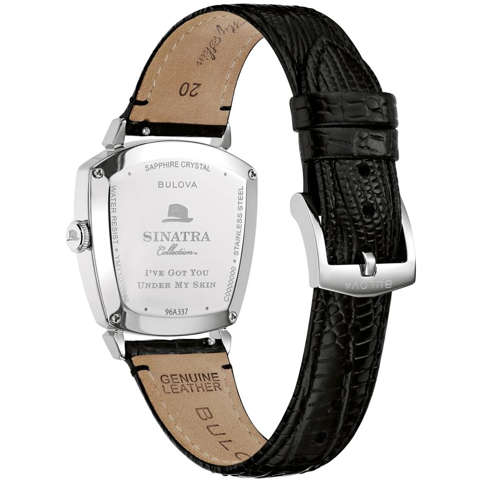 Men's Frank Sinatra Watch With a Black Leather Strap – Image 3 of 3