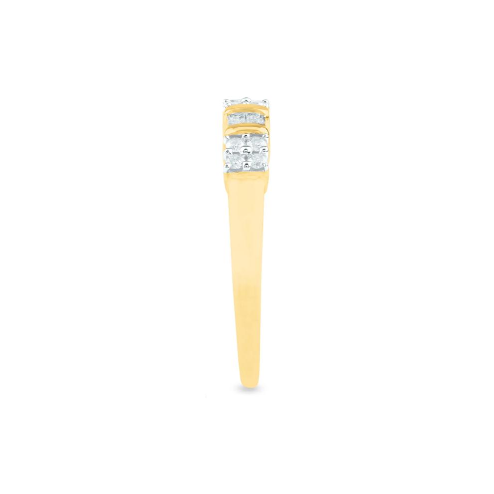 Diamond Band in 10K Yellow Gold (1/4 ct. tw.) – Image 3 of 3