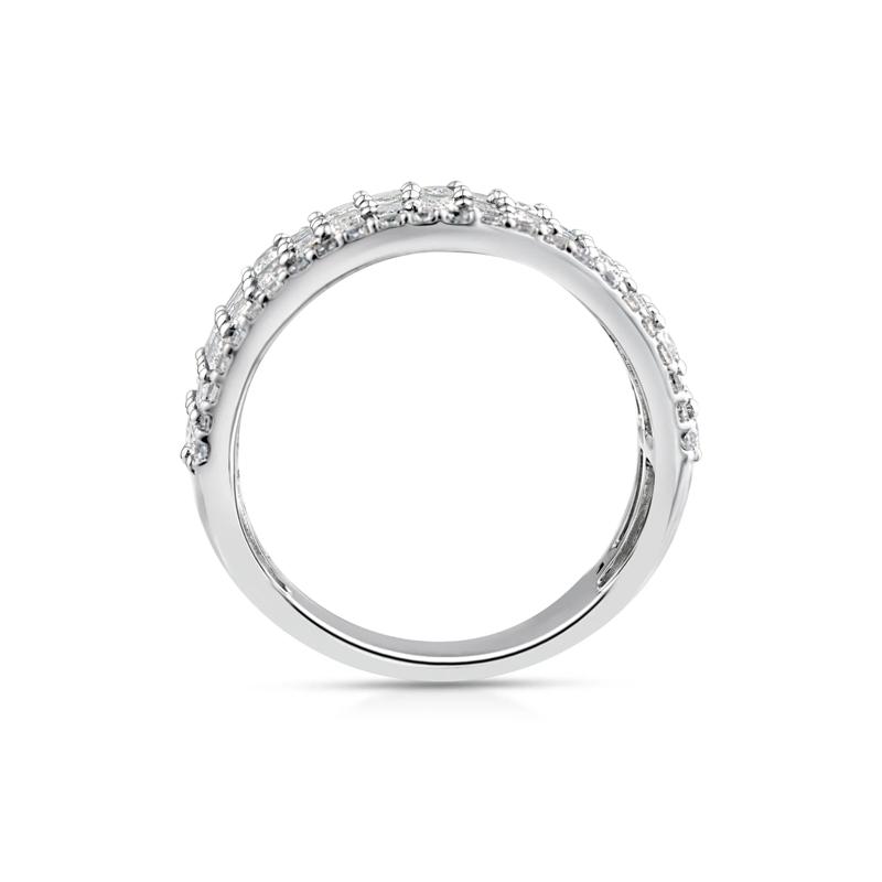 Lab Grown Diamond Multi-Row Band in 10K White Gold &#40;3 ct. tw.&#41; – Image 2 of 3