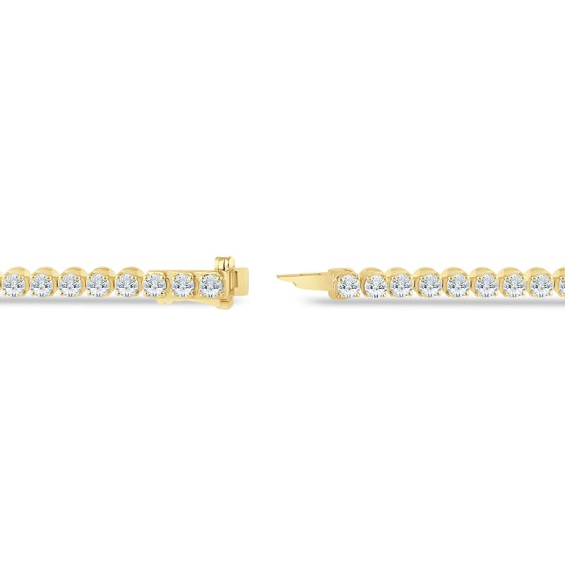 Diamond Tennis Bracelet in 10K Yellow Gold &#40;7 ct. tw.&#41; – Image 2 of 2
