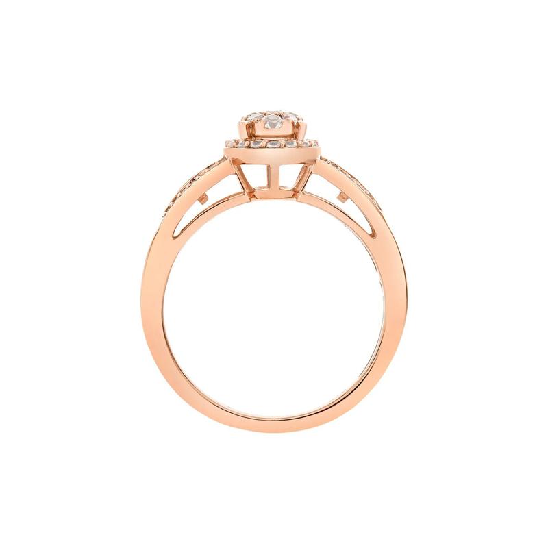 1/2 ct. tw. Diamond Ring in 10K Rose Gold – Image 2 of 3