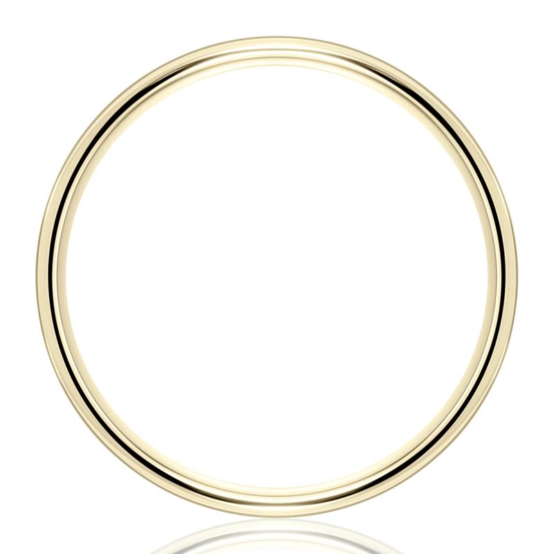 Wedding Band in 10K Yellow Gold, 7MM – Image 2 of 3
