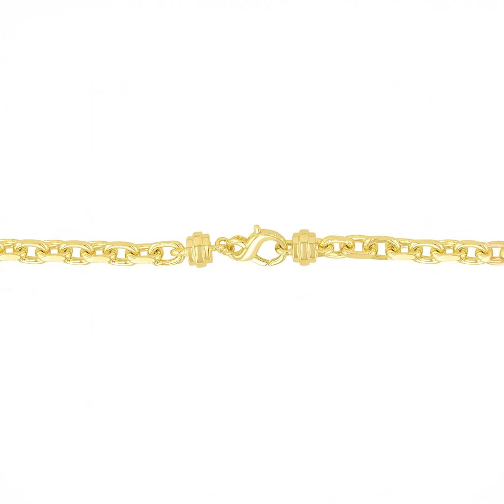 Men's Anchor Chain in Vermeil, 6MM, 22" – Image 3 of 3