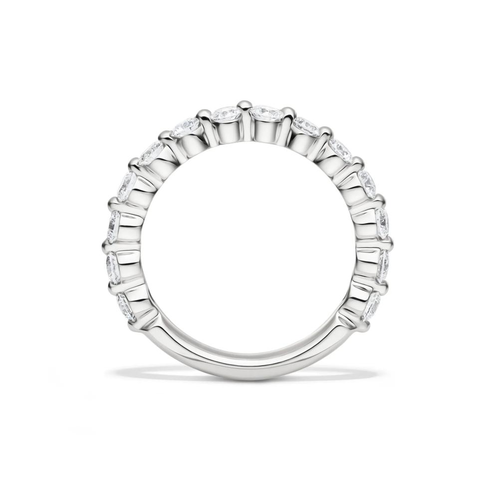 Platinum Lab Grown Diamond Shared-Prong Band (1 ct. tw.)  – Image 2 of 4