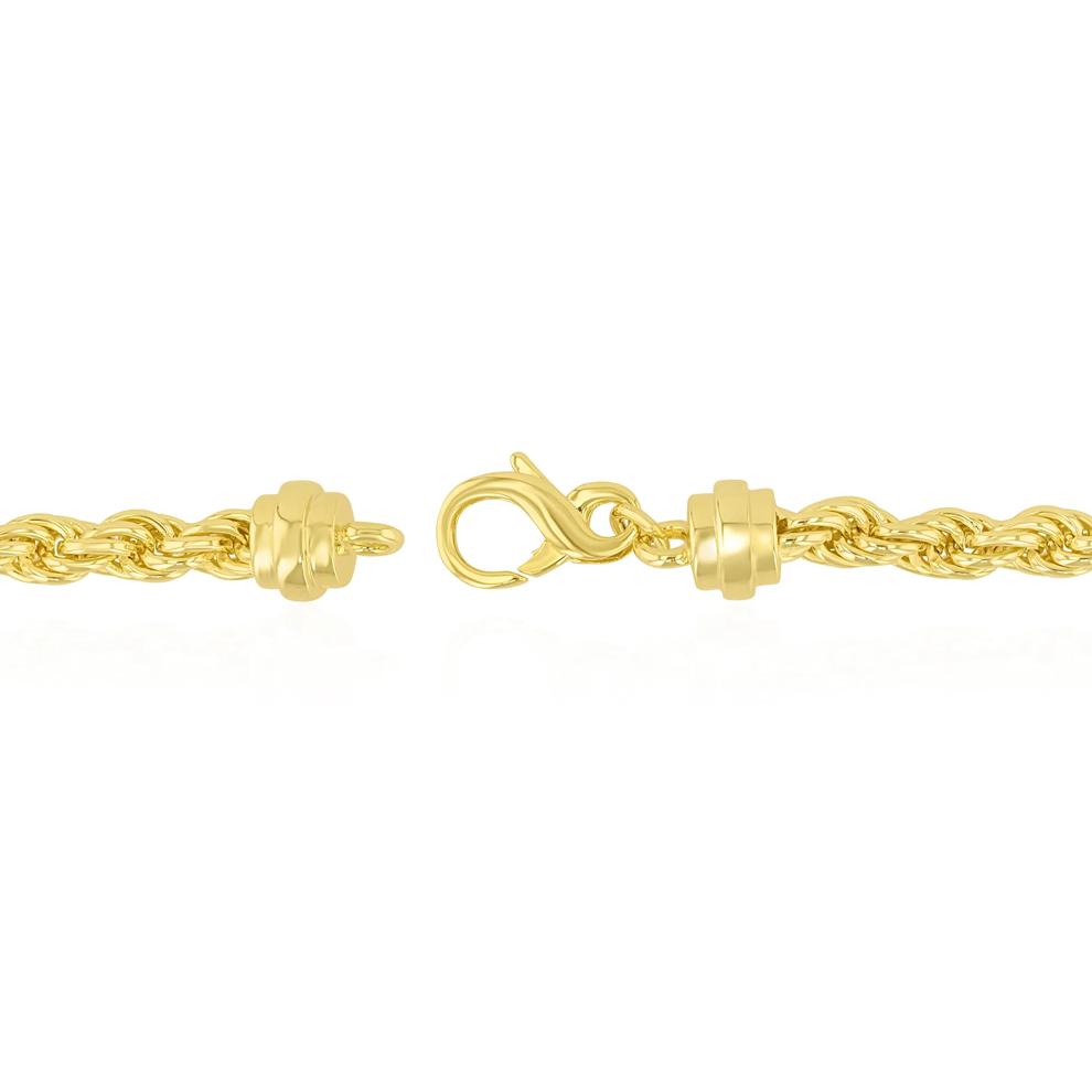 Rope Chain Bracelet in Vermeil, 8.5" – Image 3 of 3