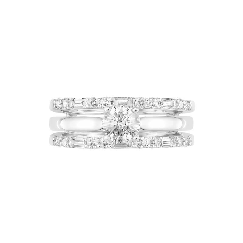 Diamond Ring Insert in 14K White Gold &#40;1/2 ct. tw.&#41; – Image 4 of 4