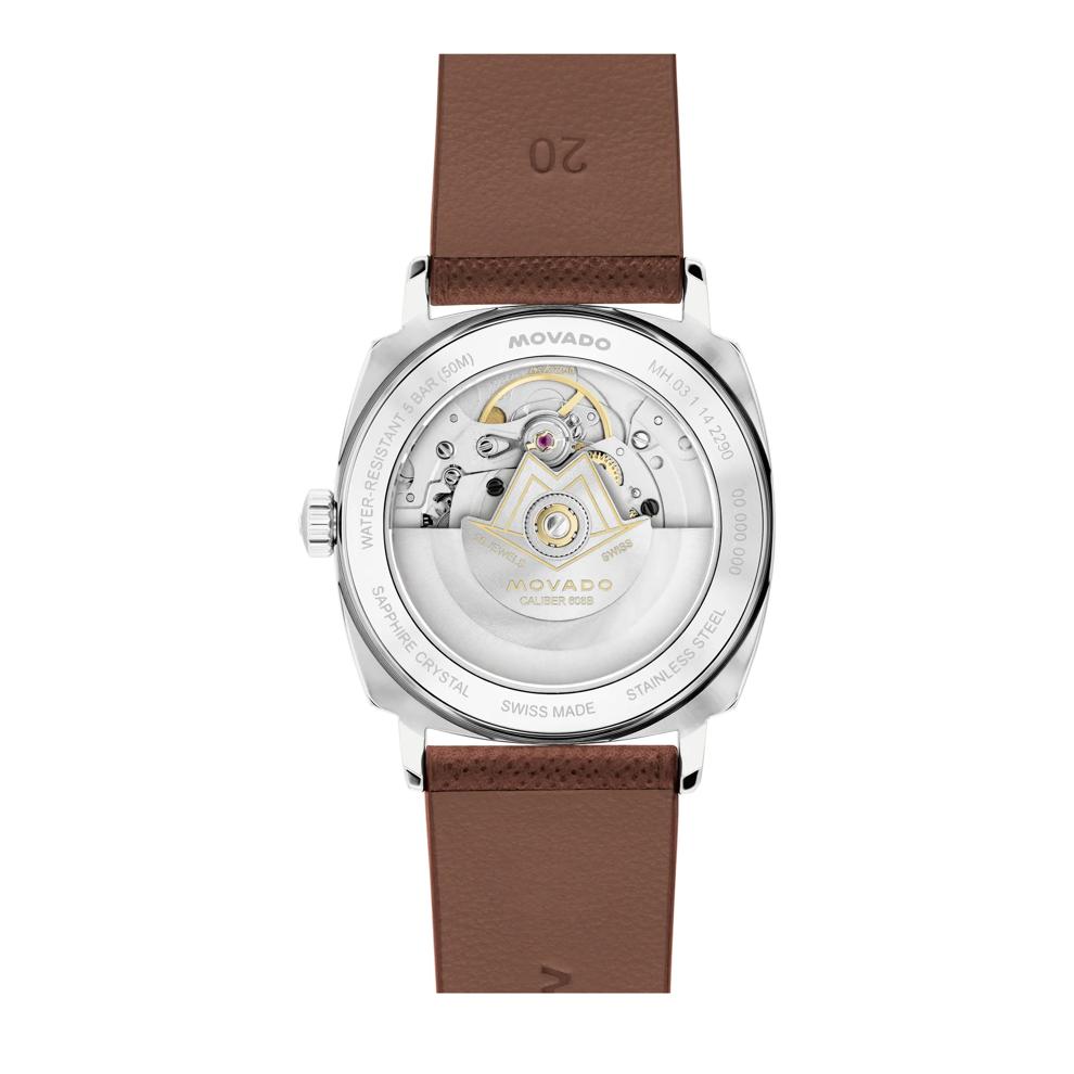 Gent's Kingmatic Watch in Brown Leather – Image 3 of 3
